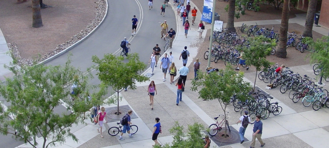 Students Walking