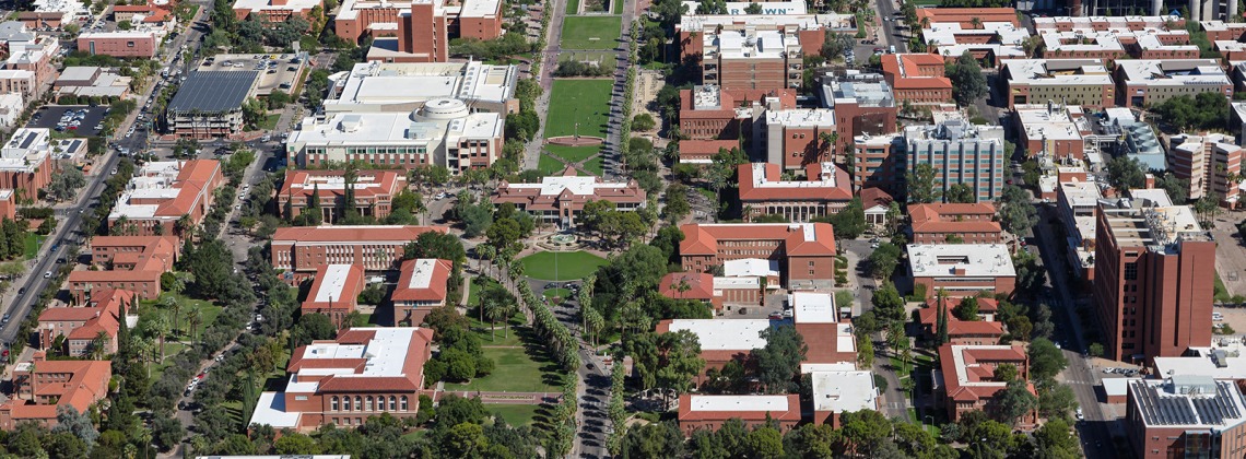 Aerial View of Campus and Old Main